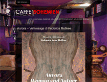 Tablet Screenshot of caffebohemien.it